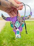 Teal & Purple Bull Freshie